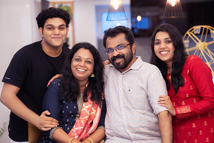 Santhosh Kumar Family